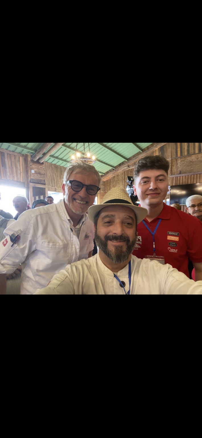 Umut Kot, Umberto Napolitano ve Luigi Dima ile etkinlikte